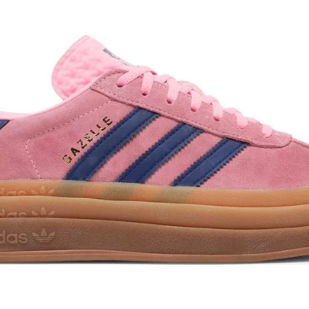 Perfect condition. Size 7.5. Gazelle Bold 'Pink Glow Gum' Adidas